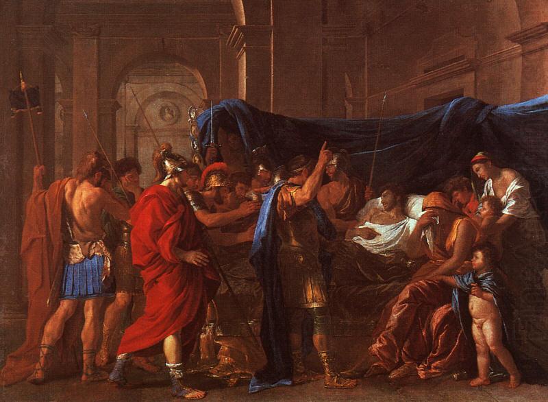 Nicolas Poussin The Death of Germanicus china oil painting image